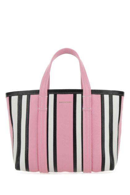 Balenciaga Multicolor Leather Small Barbes Shopping Bag