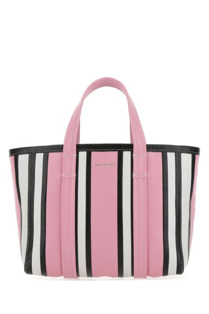Balenciaga Multicolor Leather Small Barbes Shopping Bag