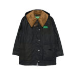 Barbour X Ganni X Ganni Waxed Duffle Coat