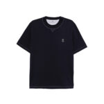 Brunello Cucinelli Embroidered Crew-neck T-shirt