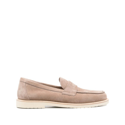 Brunello Cucinelli Flat Leather Loafers