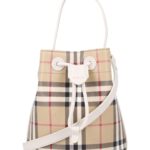 Burberry London Mini Check Bucket Bag