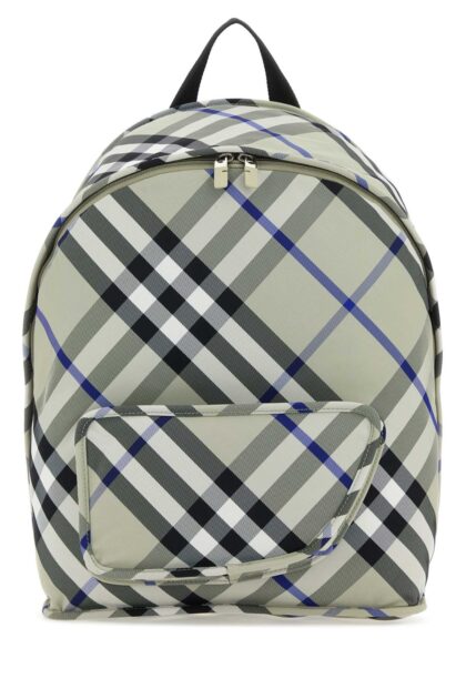 Burberry Printed Nylon Shield Backpack