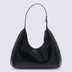 BY FAR Amber Semi Patent Leather Shoulder Bag