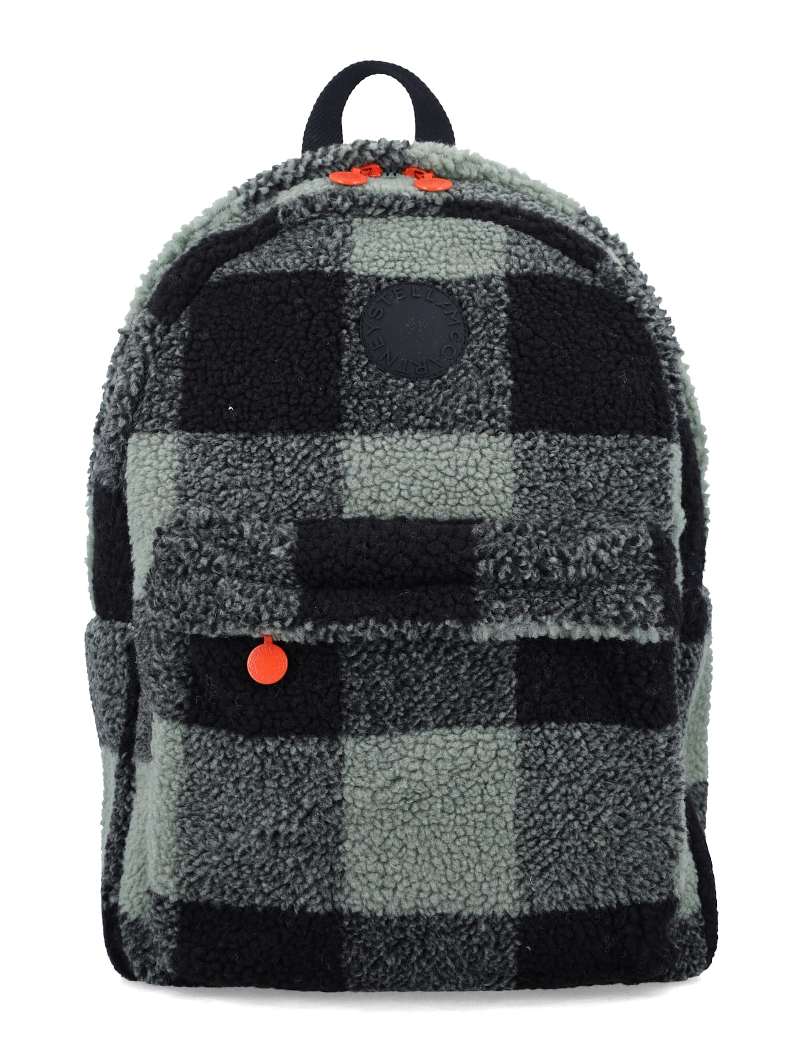 Check Shearling Backpack Stella Mccartney Kids