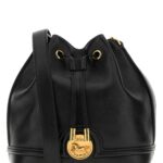 Chloé Black Leather Bucket Bag