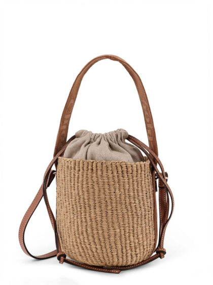 Chloé Woody Raffia Bucket Bag