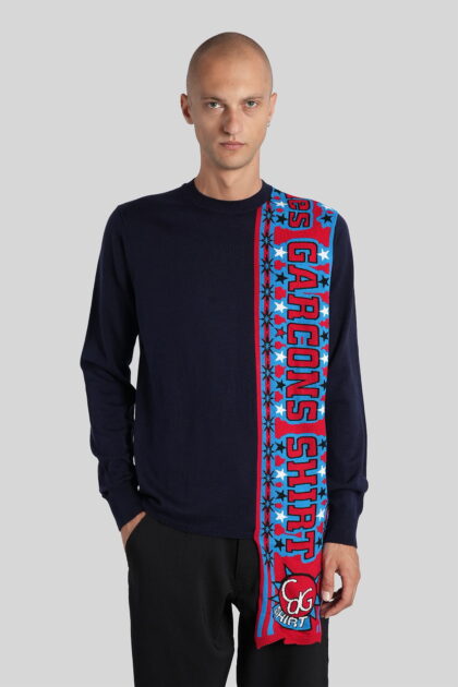 Comme des Garçons Shirt Knitwear In Blue Acrylic