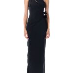 Coperni Asymmetric Flower Gown
