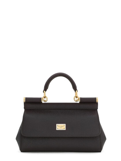 Dolce & Gabbana Sicily Small Leather Crossbody Bag