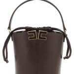 Elisabetta Franchi Logo Bucket Bag