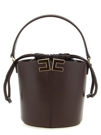 Elisabetta Franchi Logo Bucket Bag