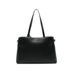 Emporio Armani Nora M Leather Tote Bag