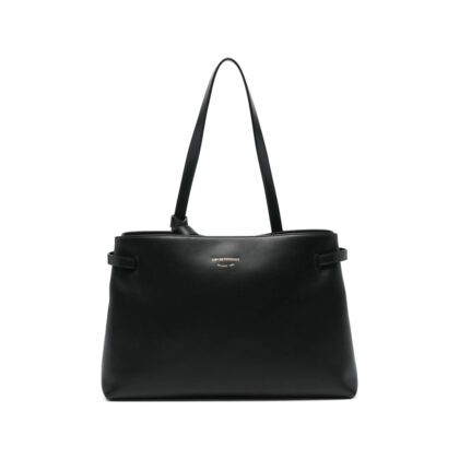 Emporio Armani Nora M Leather Tote Bag