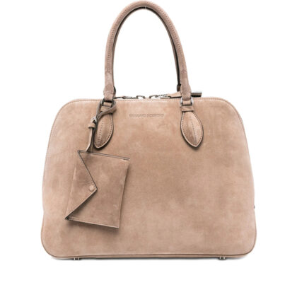 Ermanno Scervino Zip-fastening Suede Tote Bag