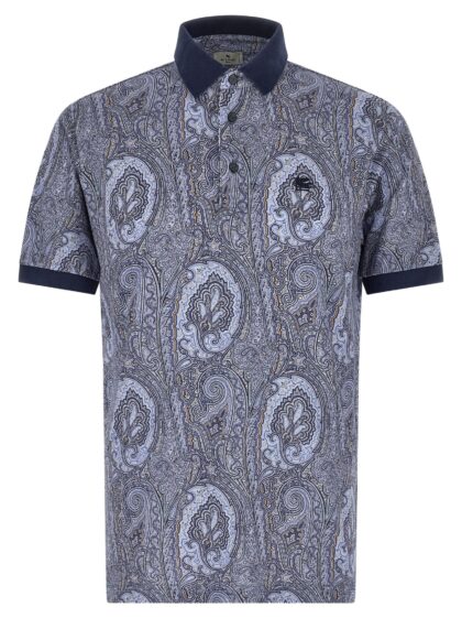 Etro arnica Paisley Polo Shirt
