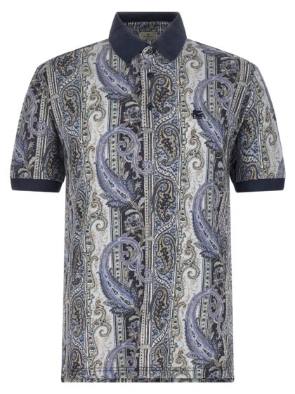 Etro arnica Paisley Polo Shirt