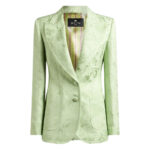 Etro Single-breasted Floral Jacquard Jacket
