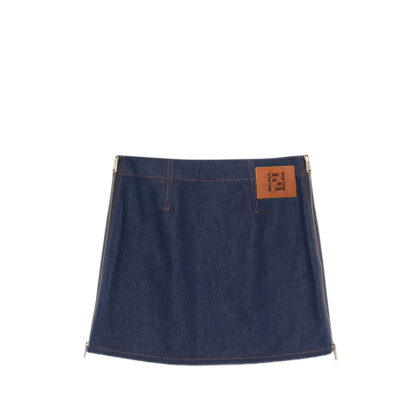 Fendi Denim Mini Skirt