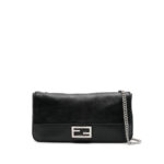 Fendi Leather Baguette Shoulder Bag
