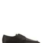 Ferragamo Brown Leather Blade 2 Lace-up Shoes