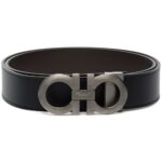 Ferragamo Gancini Leather Belt