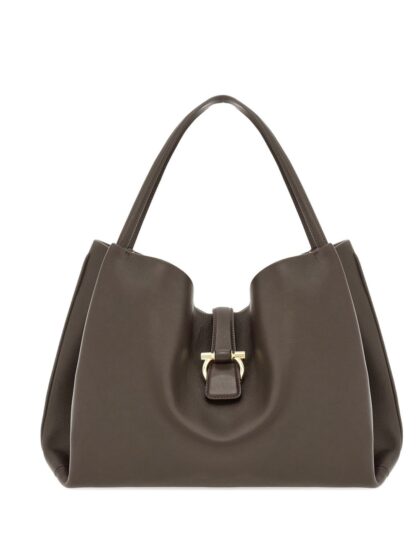 Ferragamo Medium Leather Shoulder Bag