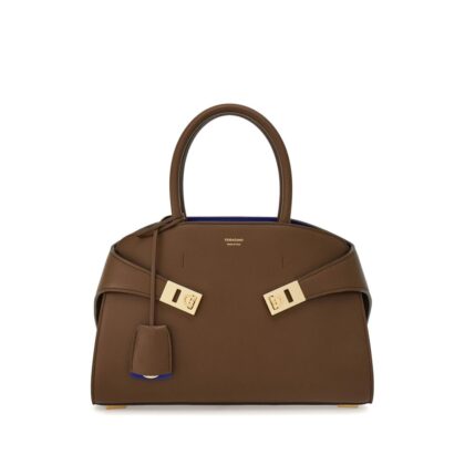 Ferragamo Small Hug Leather Tote Bag