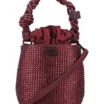 Ganni Mini Bou Crystal Bucket Bag