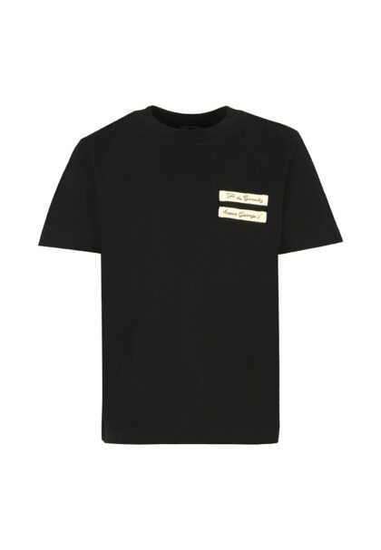 Givenchy Black T-shirt For Kids With Logo