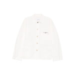 Givenchy Embroidered-logo Chest-pocket Denim Jacket