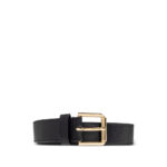 Givenchy Gold-buckle Leather Belt