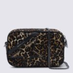 Golden Goose Beige And Brown Leather Crossbody Bag