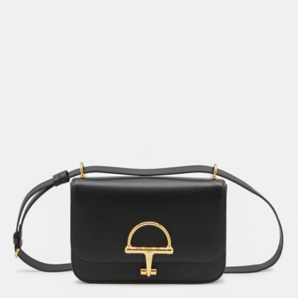 Gucci Black Leather Siena Crossbody Bag
