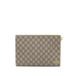 Gucci Small GG Canvas Clutch Bag