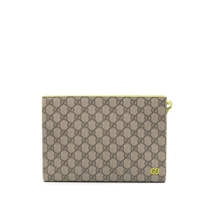 Gucci Small GG Canvas Clutch Bag