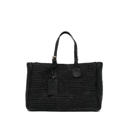 Ibeliv Woven Top Handle Shoulder Bag