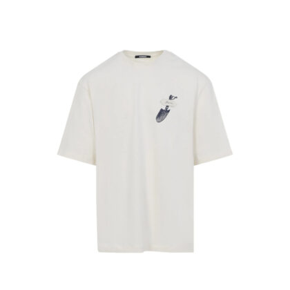Jacquemus The Pelle Embroidery Graphic T-shirt