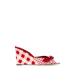 Jimmy Choo Bow Gingham Sandals