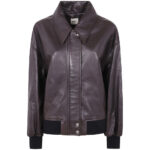 Khaite Pointed Collar Sheepskin Jacket