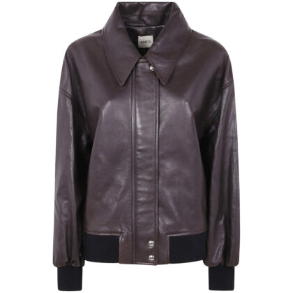 Khaite Pointed Collar Sheepskin Jacket