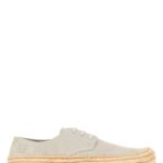 Loewe Light Grey Suede Rio Lace-up Shoes