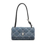 Marc Jacobs The Quilted Denim Mini Dual Shoulder Bag