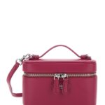 Marc Jacobs the Vanity Bag Pink Crossbody Bag With Removable Shoulder Strap And Logo Lettering On The Front In Leather Woman