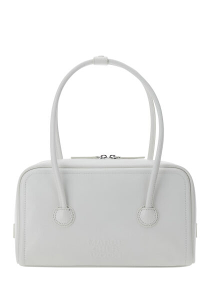 Marge Sherwood Shoulder Bag soft Boston Small With White Leather Details For Women