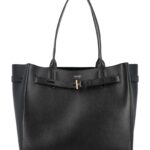 Mini T Medium Leather Tote Bag Tom Ford