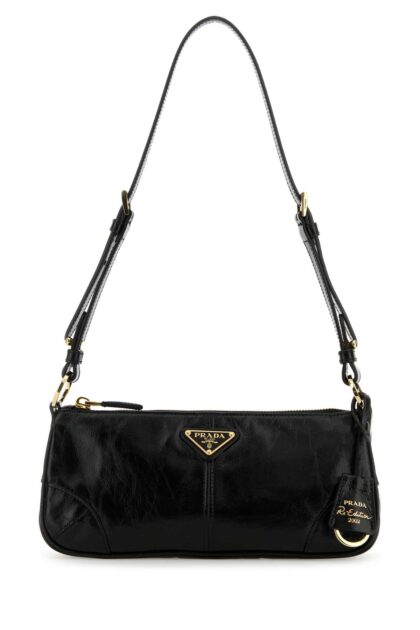 Prada Black Leather Shoulder Bag