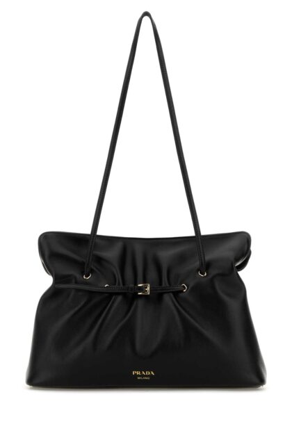 Prada Black Nappa Leather Shoulder Bag