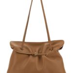Prada Camel Nappa Leather Shoulder Bag