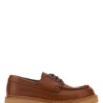 Prada Caramel Leather Lace-up Shoes